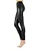 Produktbild CALZITALY | SKINNY LEGGINGS IN LEDEROPTIK | SCHWARZ | S, M, L | ITALIAN HOSIERY | (L, Schwarz)