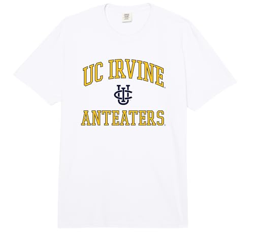 Cal Irvine Anteaters UCI White Officially Licensed Comfort Colors Adult Heavyweight T-Shirt