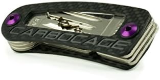 CARBOCAGE KEYCAGE Color Edition - the smart carbon key organizer - made in Germany (purple)