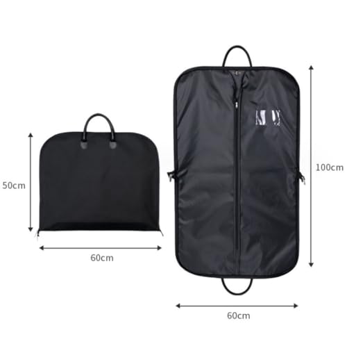 Clothes Cover 2pcs 40" Garment Bags Travel Foldable Suit Bags Hanging Clothes Bag with Handles Suit Bags (Color : D, Size : 60 * 100cm)2