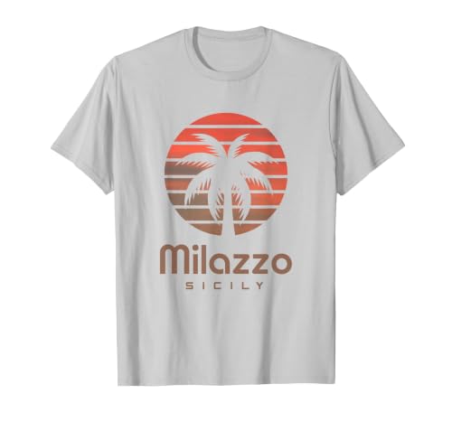 Sicily Milazzo T-Shirt, Men, Silver Grey, Medium