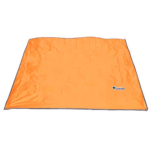 Azarxis Lona de Tienda de Campaña Impermeable para Carpa Toldo Terraza Playa (Naranja, S - 1,5 x 2,2m)