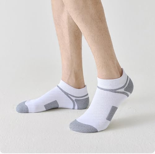Image of 12-30 Pairs Low Cut Ankle Socks for Men Thin Breathable Casual No Show Athletic Socks Bulk