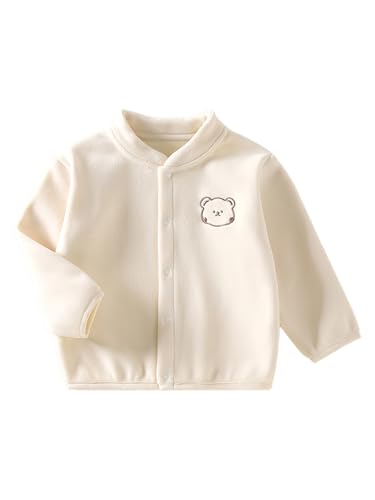 Fldy Kleinkind Baby Mädchen Jungen Fleecejacke Sweatjacke Mit Druckknöpfe...