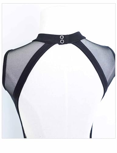 Daydance Sleeveless Black Ballet Leotards For Women Adult Turtleneck Dance Wear For Practice thumb #4
