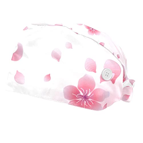 Chapeaux de travail raffinés motif floral rose textile haute durabilité
