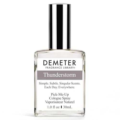 DEMETER Natural Perfume Spray Cologne for Women and Men, Thunderstorm, 1 oz