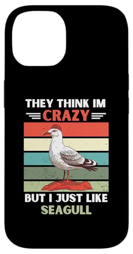���B���e�[�W They Think Im Crazy But I Just Like Seagulls�̗��l �X�}�z�P�[�X iPhone 14 �p