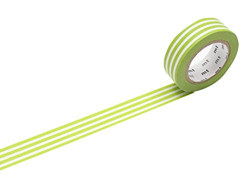 Image of mt Masking Tape 1P inchBorder Kiwi inch Washi Masking Tape - Kiwi
