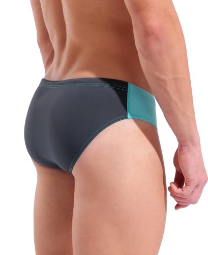 Image of Arena Men's Team Solid Swim Brief MaxLife Athletic Swimwear Professional Swimsuit Bathing Suit