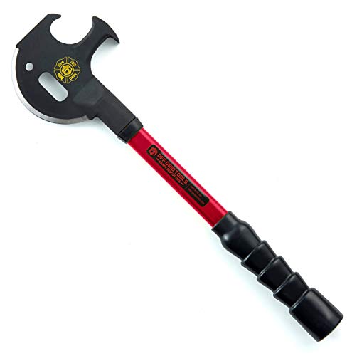 OFF GRID TOOLS Professional Handy Fire & Rescue Tool – Durable Rust Resistant Matte Finish, Versatile, Reliable & Multifunctional Tool, Made in the USA, One Size