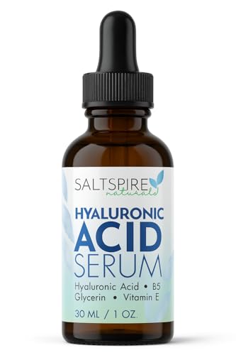 Image of Hyaluronic Acid Serum - Deep Hydration Face Serum with Vitamin B5, Glycerin & Vitamin E | Plumps, Smooths & Restores Moisture Balance | 30 mL / 1 oz