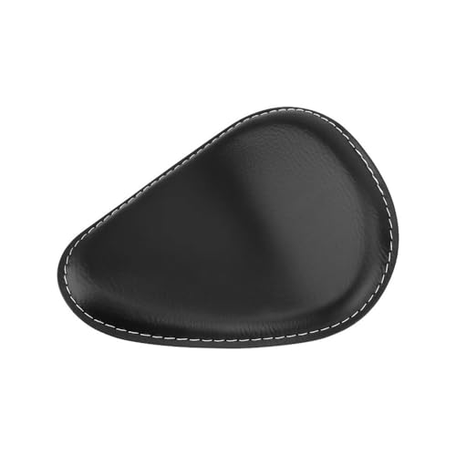 Asiento individual de motocicleta negro con muelles y soporte para bobber