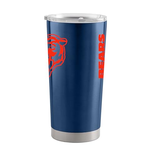 Image of Chicago Bears NFL 20oz Stainless Steel Insulated Tumbler, Slider Lid