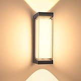 BOYIR Aussenlampe Aussenleuchte Wand, IP65 Wandleuchte Außen Innen...