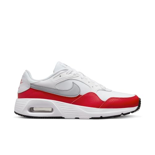 Image of Nike Air Max SC Men's Sneaker White University Red, 6 UK