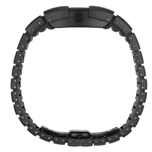 Image of ON TIME OCTUS Unisex Retro Digital Watch | Futuristic Link Strap | LED Display Wristwatch for Men, Women
