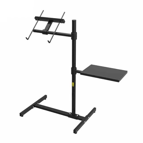 APOIUO Supporti Regolabili for Laptop, Supporto for Attrezzatura DJ, Supporto Ergonomico for Ufficio Domestico con Vassoio for Mouse, Adatto for Sala Conferenze E Teatro