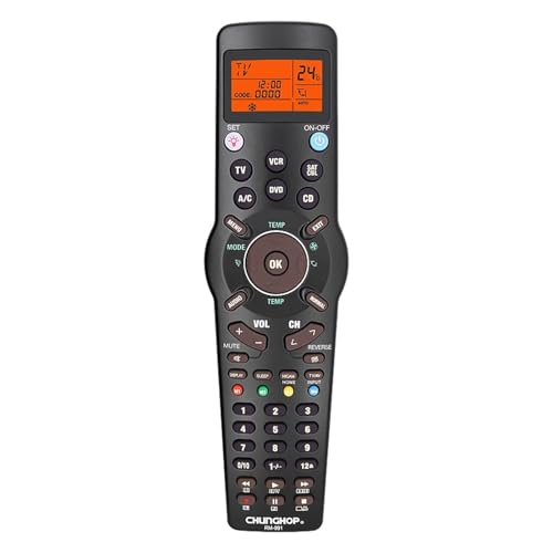 Télécommande universelle CHUNGHOP RM-991 pour remplacer six manettes de salon