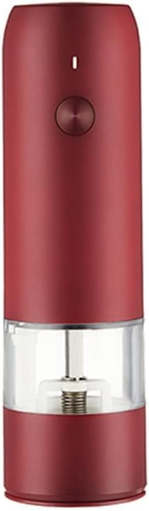 Electric Automatic Mill Pepper And Salt Grinder Spice with LED Light Adjustable Coarseness(Onecolor)