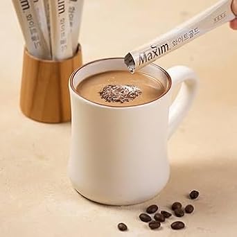 Dongsuh Maxim White Gold Coffee Mix Korean Instant Coffee (11.7g*50 Sachets) 585g