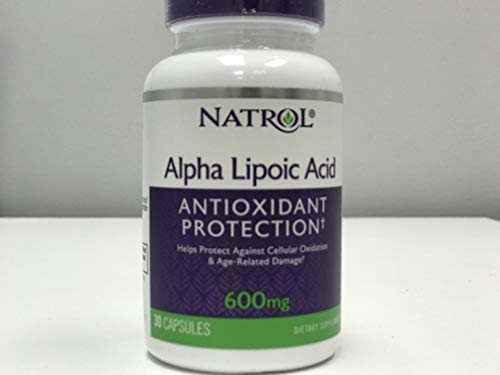 Natrol Alpha Lipoic Acid 600 mg Capsules 30 ea (Pack of 4)