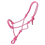 Tough1 Miniature Poly Rope Halter - Pink - Medium