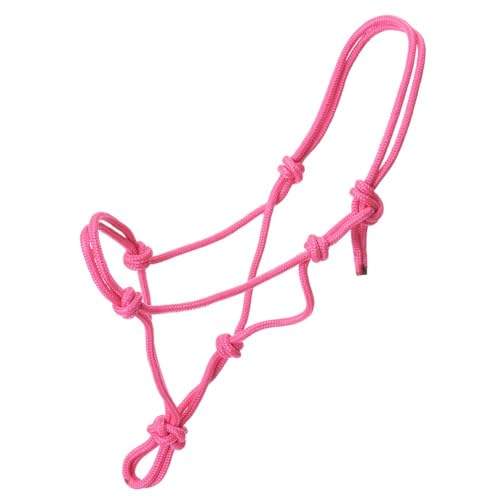 Tough1 Miniature Poly Rope Halter - Pink - Medium