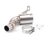 Tubo De Escape De Motocicleta para Duke 125 250 390 Adventure RC390 2020-2023, Silenciador De 51 Mm, Tubo De Enlace Intermedio Delantero Silenciador de Escape(Color 2)