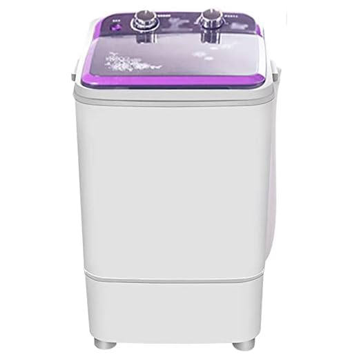Mommax Petite Machine à Laver Semi-Automatique à Baril Unique, capacité de 7 kg avec Fonction de minuterie, Conception compacte Portable pour Chambre, Balcon, Salle de Bain et Autres espaces,A