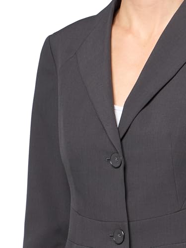 Women's Petite Two Button Blazer & Slim Skirt, 2pc Set3