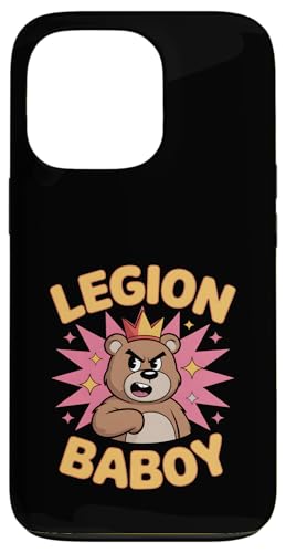 Funny Legion Baboy Angry Bear ���g�� ���� �X�}�z�P�[�X iPhone 13 Pro �p