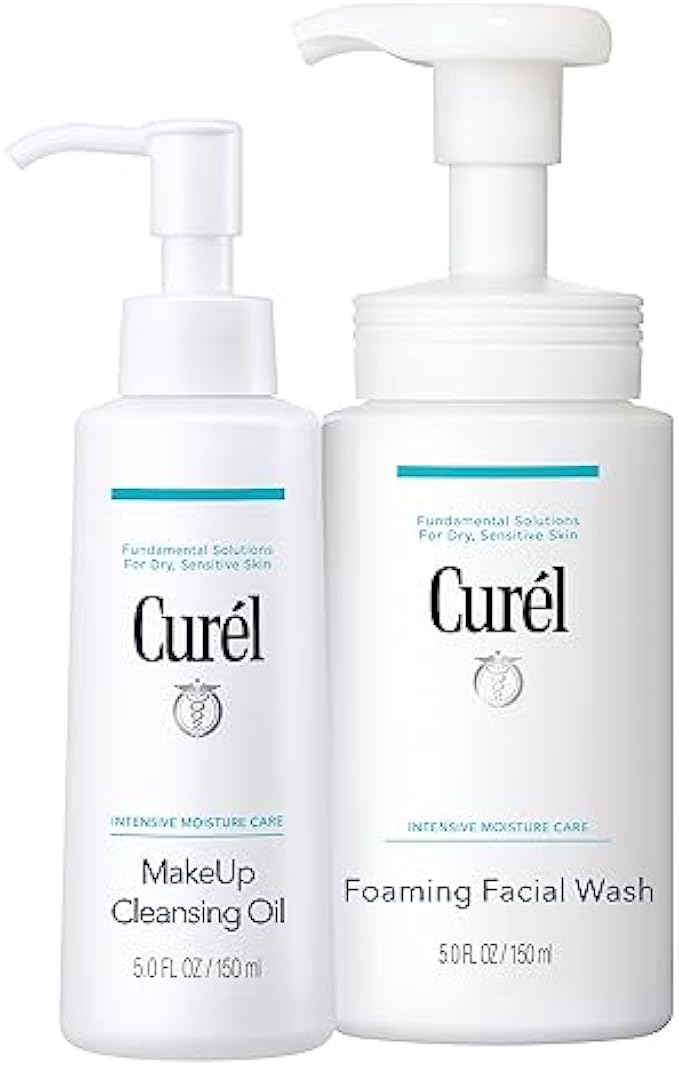 Curel Makeup Cleansing Oil and Face Wash