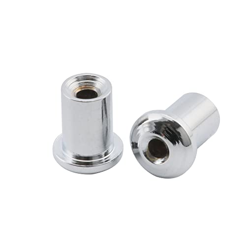 Musiclily Pro 5mm Steel Top Mounting String Ferrules for Electric Guitar Chrome (Set of 6) - Image 4