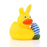 Schnabels Quietsche-Ente Osterhase - Geschenk für Ostern Kinder Baby Freund-in Mädchen Junge - Spielzeug Bade-Ente Badewanne Deko