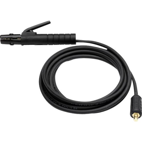 Lunghezza 4 m Elektrodenschweißkabel mit Elektrodenhalter und Stecker Lorch 551.0220.0