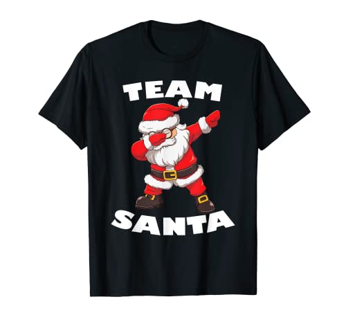 Camiseta de Santa del equipo Navidad Dabbing Santa Camiseta