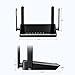 KKH 2.4ghz WiFi Router, Portable Travel Easy Setup Wireless Internet Network Pocket-Sized Long Range Wi-Fi Routers, High Speed up to 300mbps for Hotel Home Smart TV PC Computer Phone Gaming