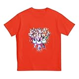[yuebrtog] ウマ娘 子供用Tシャツ キッズ 綿100% 半袖 トップス 男の子 女の子 春夏用 プリントデザイン 丸首 カジュアルウェア 記念シャツ