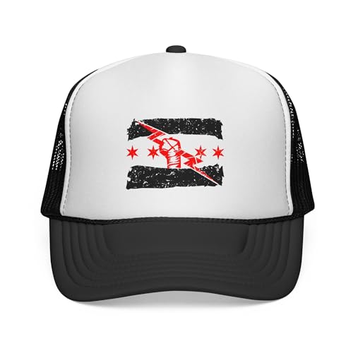 CM Punk Cap Best in The World Pro Wrestling Trucker Caps Black