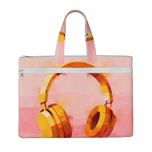 Sac fourre-tout en toile avec fermeture éclair sécurisée orange
