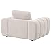 Coaster Home Furnishings - Burnett - Chenille Upholstered Accent Chair with Rounded Arms, Curved Shape, Attached Seat and Reversible Back Cushion - Living Room - Ivory - 504957