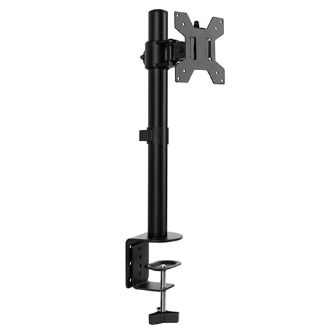 Futura Single Monitor Stand 1332 Inch Height Adjustable Freestanding Monitor Arm & Monitor Mount Clamp Mount 45 Tilt 180 Swivel 360 Rotation VESA 75x75 & 100x100mm Holds 8kg