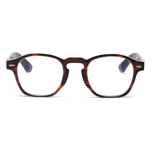 Image of Gleyemor Fashion Sunglasses for Men Women Tortoise Shell Sunglasses Trendy Unisex Style UV400 Protection Shades