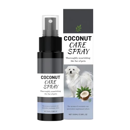 Sghtil Spray desenredante para perros, 100 ml, spray de cuidado para perros, para el cuidado de mascotas, para el cuidado y masaje de cachorros y gatos, para casa, viajes, baño