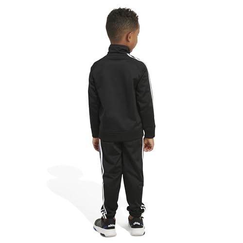 adidas boys Tricot Tracksuit Jacket Jogger Pant Set - Image 7
