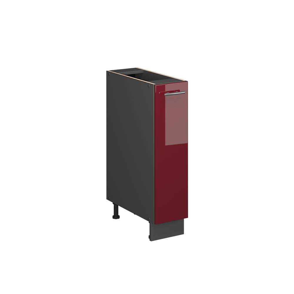 Vicco Pharmacy cabinet Fame-Line, Bordeaux High Gloss/Anthracite, 20 cm