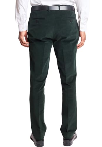 Men's Classic Fit Velvet Dress Pants for Wedding Dinner3