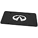 Chrome Infiniti Emblem Logo Front License Plate Frame Black Stainless Steel