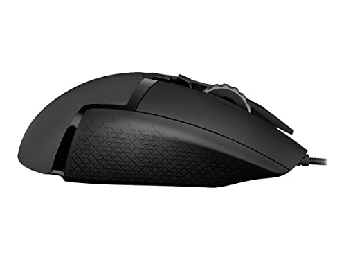 502 HERO Mouse Gaming Prestazioni Elevate, Sensore HERO 25K, 25.600 DPI, RGB, Pesi Regolabili, 11 Pulsanti Programmabili, Memoria Integrata, PC/Mac/Laptop, Nero - Mouse gaming - Immagine 2